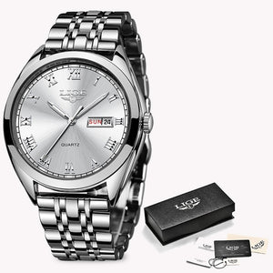 Relojes Hombre 2019 New LIGE Mens Watches Top Brand Luxury Full Steel Business Quartz Watch