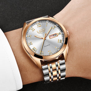 Relojes Hombre 2019 New LIGE Mens Watches Top Brand Luxury Full Steel Business Quartz Watch