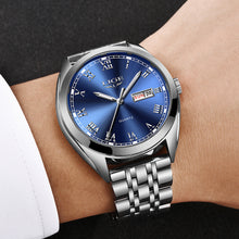 Load image into Gallery viewer, Relojes Hombre 2019 New LIGE Mens Watches Top Brand Luxury Full Steel Business Quartz Watch