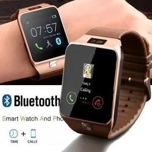 Bluetooth Smart Watch Mens Sports Smartwatch DZ09 Android Phone Call Relogio 2G GSM SIM TF Card Camera for Phone PK GT08 A1