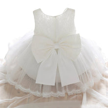 Load image into Gallery viewer, Baptism Dress For Baby Girl White First Birthday Party