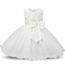 Load image into Gallery viewer, Baptism Dress For Baby Girl White First Birthday Party