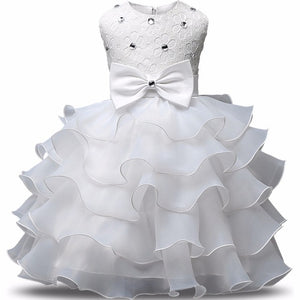 Baptism Dress For Baby Girl White First Birthday Party