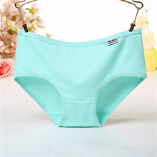 Load image into Gallery viewer, Women&#39;s Panties Cotton Solid Grils Briefs Plus Size Underwear