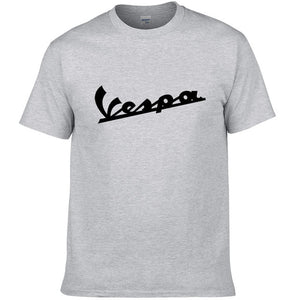 Vespa T Shirt Men 2019 Funny Vespa T-shirt 100% Cotton Summer Short Sleeve Round Neck Tees