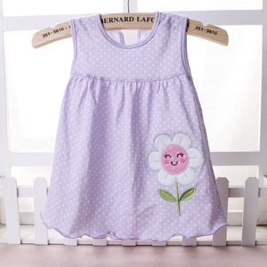 Summer New Girls Fashion Infantile Dresses Cotton