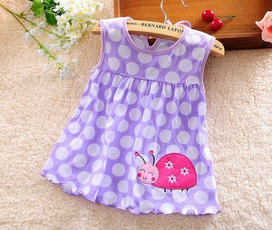 Summer New Girls Fashion Infantile Dresses Cotton