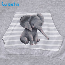 Load image into Gallery viewer, Wisefin Newborn Baby Boy/ Girl Clothing Set Long Sleeve Animal Elephant