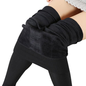 2019 New Fashion 8 Colors Winter Leggings Women's Warm Leggings High Waist Thick Velvet Legging Solid All-Match Sexy Leggings