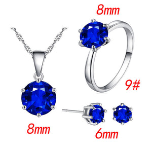 Cubic Zirconia Statement Jewelry Set