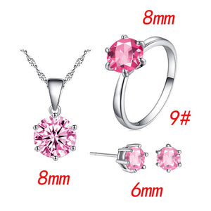 Cubic Zirconia Statement Jewelry Set