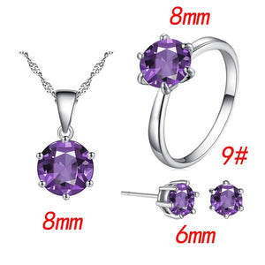 Cubic Zirconia Statement Jewelry Set