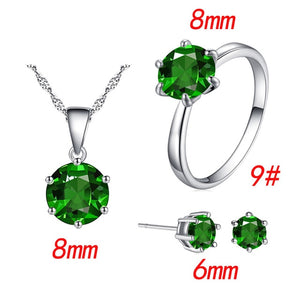 Cubic Zirconia Statement Jewelry Set