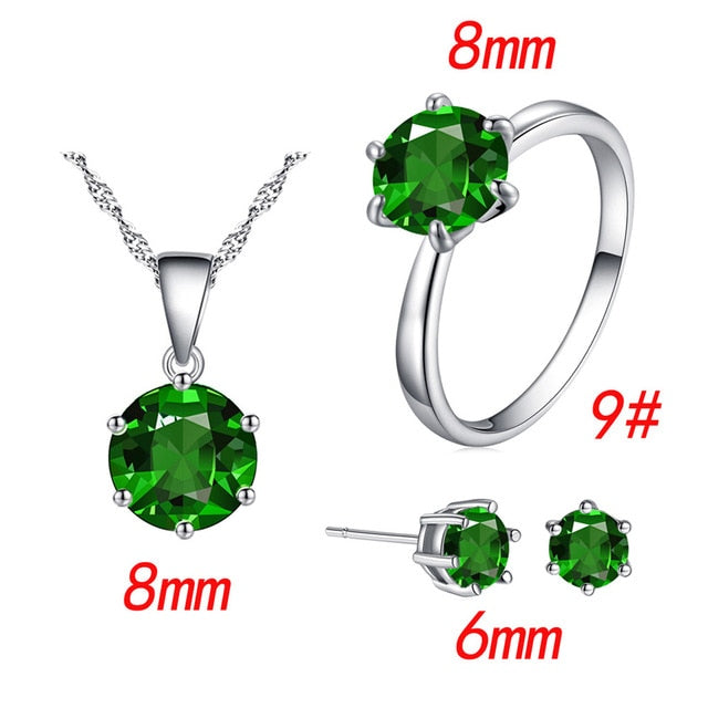 Cubic Zirconia Statement Jewelry Set