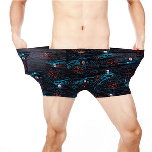 Fashion Underwear Men Boxers Underpants Sexy Print Man'S Pants For Men Cuecas Boxer Shorts