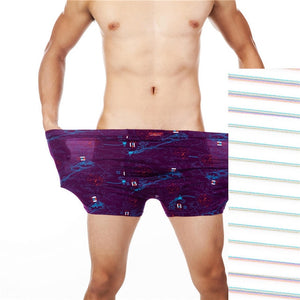 Fashion Underwear Men Boxers Underpants Sexy Print Man'S Pants For Men Cuecas Boxer Shorts