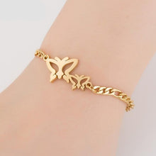 Load image into Gallery viewer, Gold Stainless Steel Animal Bracelets for Women Everyday Jewellery