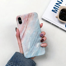 Load image into Gallery viewer, Marble Case Case Soft TPU Back Cover For iphone 6 6S 7 8 Plus iphone X XR Case Cover