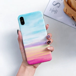 Marble Case Case Soft TPU Back Cover For iphone 6 6S 7 8 Plus iphone X XR Case Cover