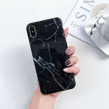 Load image into Gallery viewer, Marble Case Case Soft TPU Back Cover For iphone 6 6S 7 8 Plus iphone X XR Case Cover