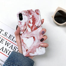 Load image into Gallery viewer, Marble Case Case Soft TPU Back Cover For iphone 6 6S 7 8 Plus iphone X XR Case Cover