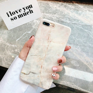 Marble Case Case Soft TPU Back Cover For iphone 6 6S 7 8 Plus iphone X XR Case Cover