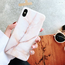 Load image into Gallery viewer, Marble Case Case Soft TPU Back Cover For iphone 6 6S 7 8 Plus iphone X XR Case Cover