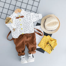 Load image into Gallery viewer, For Spring fall Formal Newborn baby Boy Clothes Outfits Party costume Set infant baby Clothing set one year Birthday suit Cloth