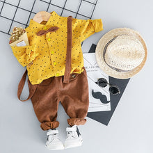 Load image into Gallery viewer, For Spring fall Formal Newborn baby Boy Clothes Outfits Party costume Set infant baby Clothing set one year Birthday suit Cloth