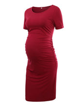 Load image into Gallery viewer, Pack of 3pcs Women&#39;s Side Ruched Maternity Clothes.