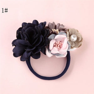 BalleenShiny Fashion Florals Headband Newborn Baby Elastic Princess Hairbands