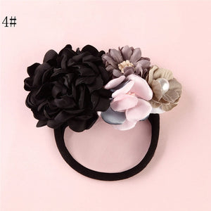 BalleenShiny Fashion Florals Headband Newborn Baby Elastic Princess Hairbands