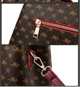 Three-piece Luxury Handbags Women Bags Designer  Leather