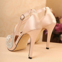 Load image into Gallery viewer, 2019 sexy high heels shoes women brand design high heels night club rhinestone women pumps high heels party wedding shoes heels