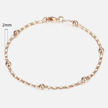 Load image into Gallery viewer, 20cm Bracelets For Women Men 585 Rose Gold Curb Snail Foxtail Venitian Link Chains Men&#39;s Bracelets Fashion Jewelry