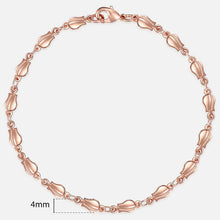 Load image into Gallery viewer, 20cm Bracelets For Women Men 585 Rose Gold Curb Snail Foxtail Venitian Link Chains Men&#39;s Bracelets Fashion Jewelry