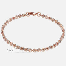 Load image into Gallery viewer, 20cm Bracelets For Women Men 585 Rose Gold Curb Snail Foxtail Venitian Link Chains Men&#39;s Bracelets Fashion Jewelry