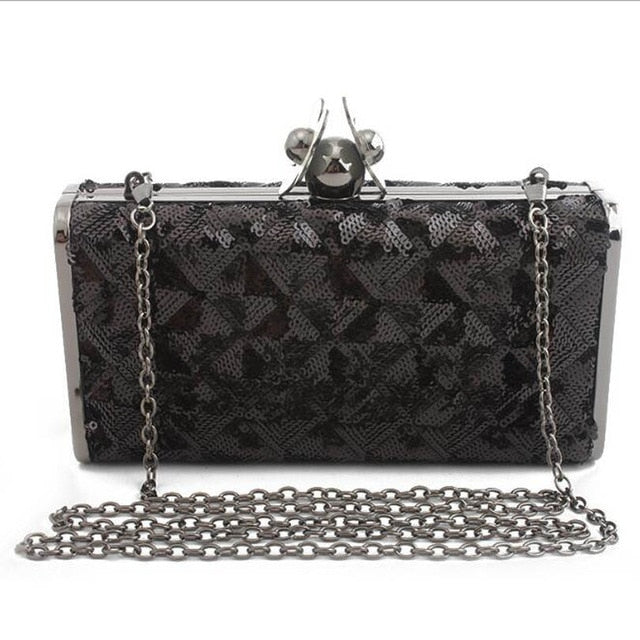 Design Women Sequin Decoration Clutch Bag