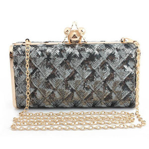 Design Women Sequin Decoration Clutch Bag