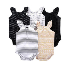 Load image into Gallery viewer, short sleeve print Bodysuit for Baby Boys Girls outfit summer clothes newborn body suit costume 2019 5pcs/set new born clothing