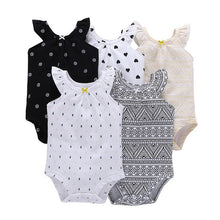 Load image into Gallery viewer, short sleeve print Bodysuit for Baby Boys Girls outfit summer clothes newborn body suit costume 2019 5pcs/set new born clothing