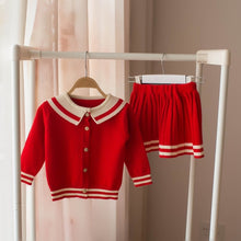 Load image into Gallery viewer, baby girls Clothes set Sweat knitwear for girls Kids 2 pcs