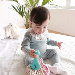 Newborn Baby Girl/Boy Clothes Set Lace Tshirt+Pants 2pcs Outfit