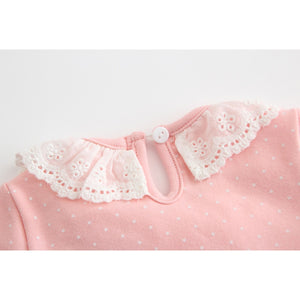 Newborn Baby Girl/Boy Clothes Set Lace Tshirt+Pants 2pcs Outfit