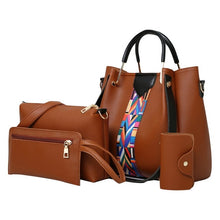 Load image into Gallery viewer, Fashion Women&#39;s Handbags 4 Pcs/set Composite Bags Handbag Women Shoulder Bags Female Totes Large Capacity Women&#39;s Crossbody Bags