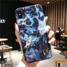 Load image into Gallery viewer, Marble Case Case Soft TPU Back Cover For iphone 6 6S 7 8 Plus iphone X XR Case Cover