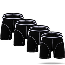 Load image into Gallery viewer, 4pcs/lot Men Underwear Long Boxers Male Panties Boxershort