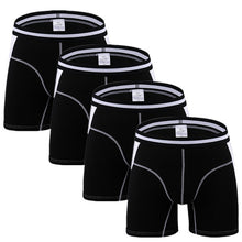 Load image into Gallery viewer, 4pcs/lot Men Underwear Long Boxers Male Panties Boxershort