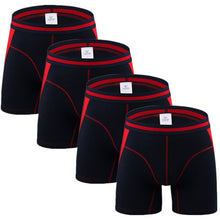 Load image into Gallery viewer, 4pcs/lot Men Underwear Long Boxers Male Panties Boxershort