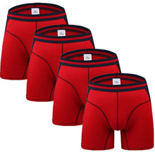 Load image into Gallery viewer, 4pcs/lot Men Underwear Long Boxers Male Panties Boxershort